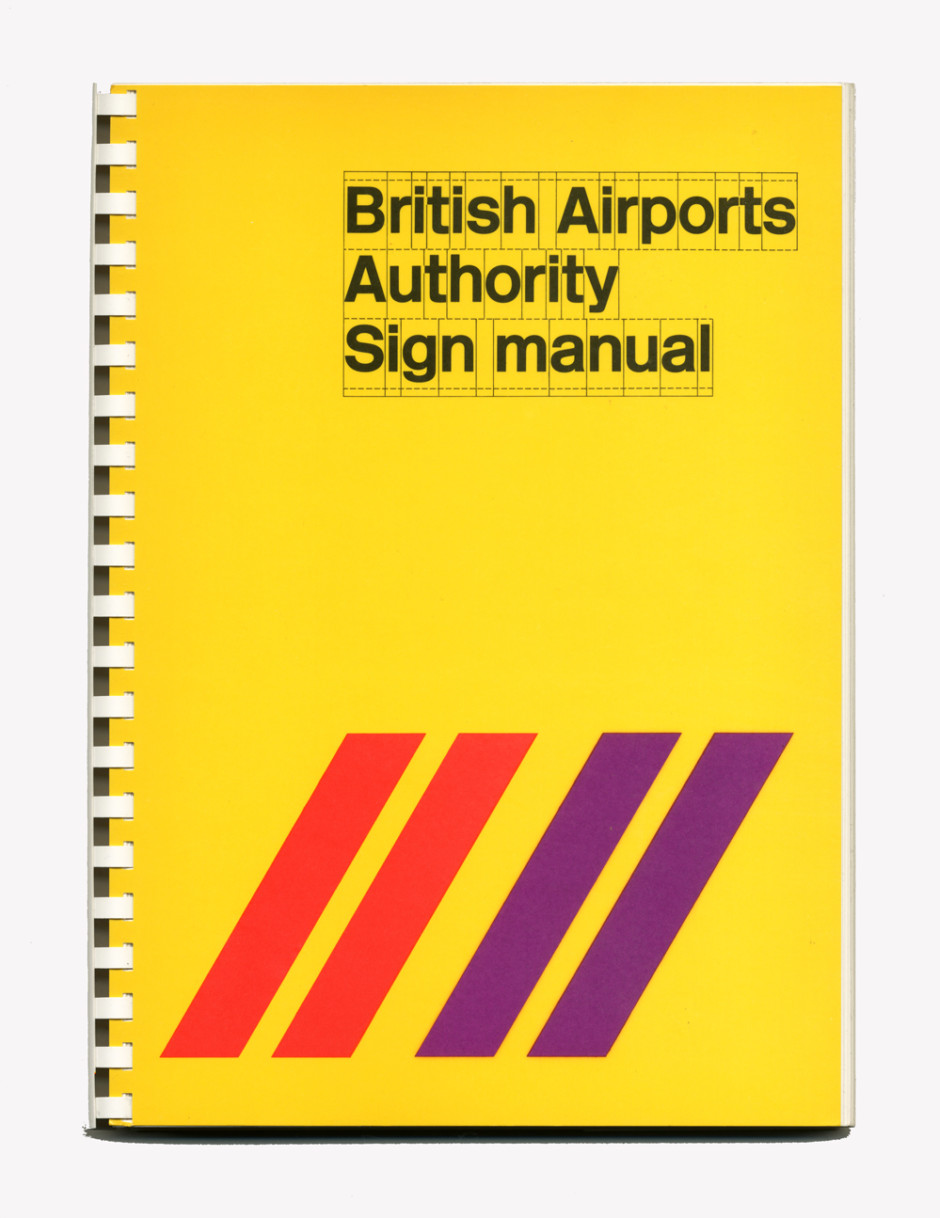 British Airports Authority Sign Manual, Cover